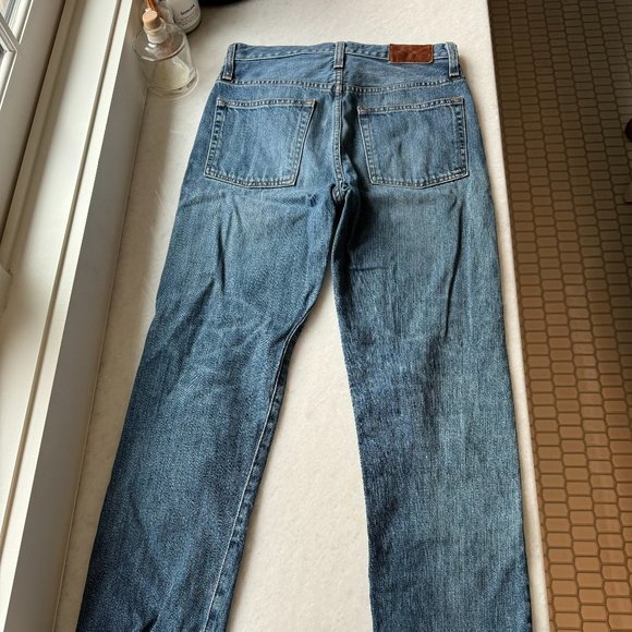 Rivet & Thread High-Rise Slim Boyjeans: Thigh-Patch Edition - Picture 7 of 7